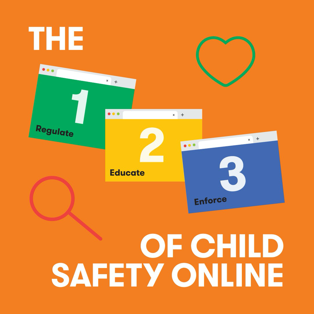 Child Safety Online Campaign flyer