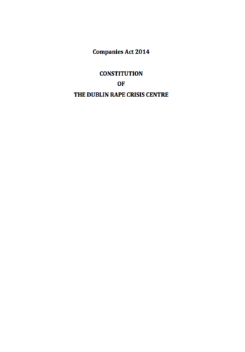 DRCC constitution cover