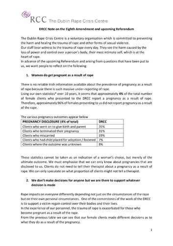 DRCC 2018 Note-on-Eighth-Amendment-and-Upcoming-Referendum-April-2018