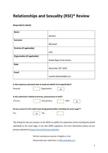 DRCC 2018 Submission-to-NCCA-RSE-Review Dec 2018