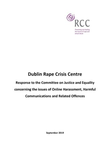 DRCC 2019 Submission-to-Online-Harassment-Harmful-Communication-and-Related-Offences_Sep-2019
