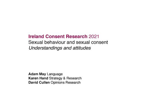 Consent2021 presentation 20 Oct 2021