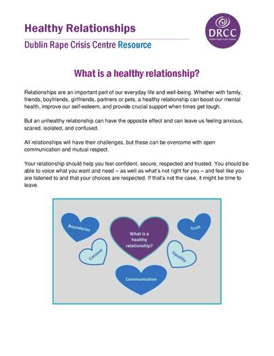 DRCC RESOURCE Healthy relationships_Jan 2022