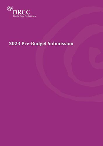 2023 PreBudget Submission DRCC in assoc with other RCCs_Sept 2022